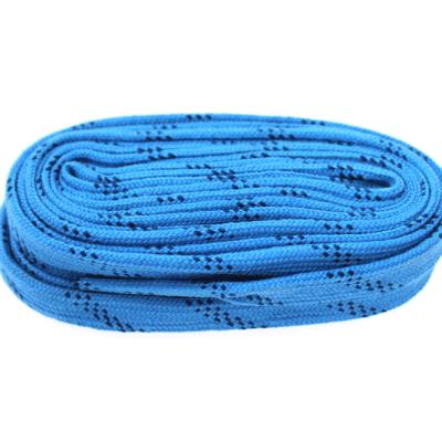 China Polyester Hockey Skate Laces 72-130 inch -1 Pair Waxed Hockey Shoelaces for sale