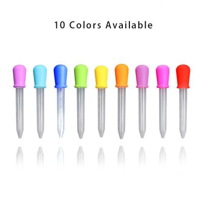 China Silicone Medicine Feeder Kids and Babies Child Safe 5ml With Diy Graduated Cake Dropper Tools Baking Wine Droppe for sale