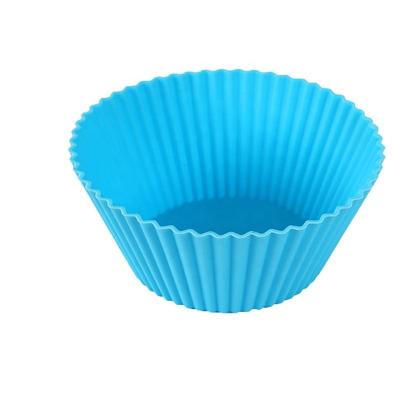 China Viable factory direct silicone cupcake liners silicone muffin cup baking molds pastry tray cake mold for sale