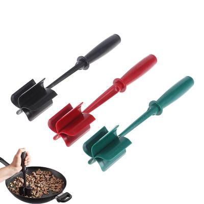 China Non-Scratch Stocked Nylon Heat Resistant Meat Cleaver 5 Blades Meat Grinder Grinder Tool Heat Resistant Ground Beef Grinder Meat Burger Chopper Utensil for sale