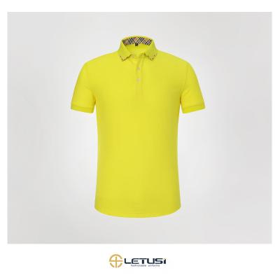 China Letusi Cotton Pique Fabric OEM Custom T-shirt Plus Polo Shirt 100% Uniform Size Factory for sale