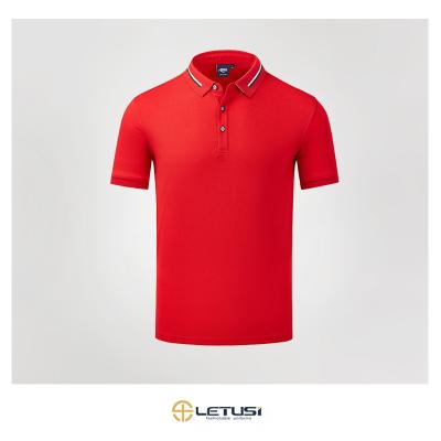 China Large Stock Softextile Polo Shirt Factory Of Anti-pilling Colorful Polyester Spandex Blank for sale