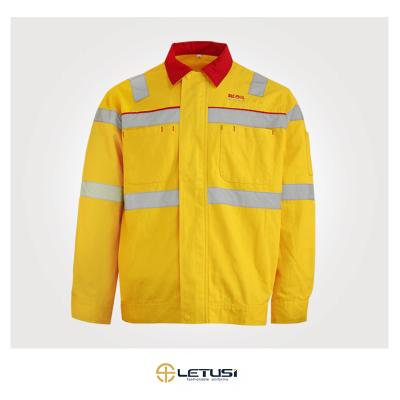 China Wholesale Industrial Pieces High Visibility Reflective Workwear Both Work Wear Uniform For Men And Women Cotton Unisex OEM Customized for sale