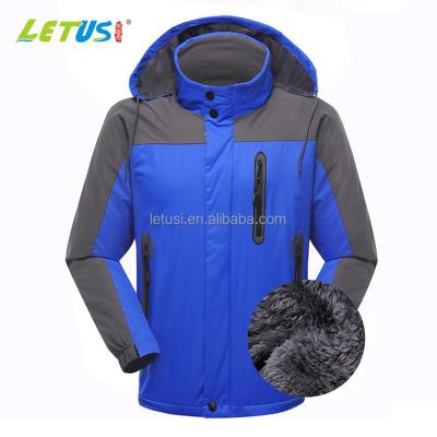 China Letusi Acid Resistant Waterproof Jacket 3 in 1 Winter Thick Fleece Jacket Outdoor Cold Proof Jacket for Men for sale