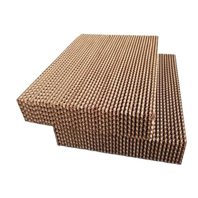 China Farms Brown Color 7090 Cellulose Paper Cooling Pad For Greenhouse Cooling System for sale