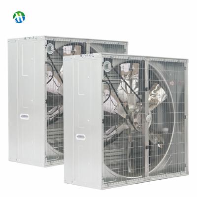 China Grows Honglian Galvanized Iron Sheet Frame Stainless Steel Blade Ventilation Exhaust Fan for Greenhouse and Poultry House for sale