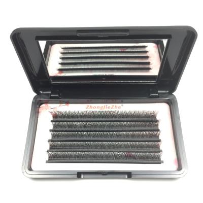 China Thick YY Type Graft False Eyelashes Lash Extensions Curl C 0.07mm Length-10mm 5 Lines False Eye Lashes Silk Wholesale Seller for sale