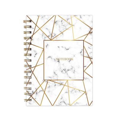 China Factory Wholesale 100 SPIRAL Sheets Inside Page Planners Inscribed Logo Custom Notebook for sale