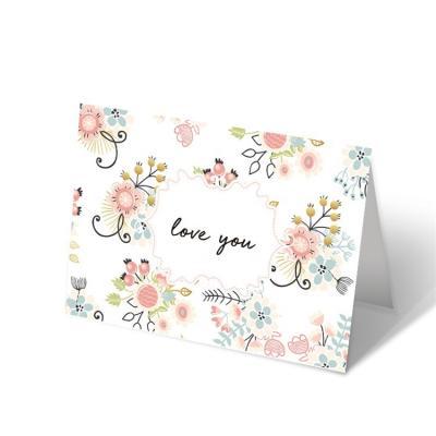 China Europe factory wholesale custom exquisite paper thank you cards paper cards notecards greeting cards for sale