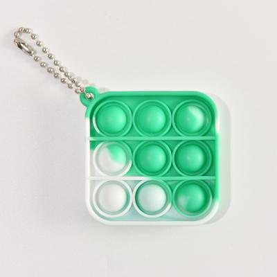 China Toy Bubble Wrap Pop Anxiety Key Chain Stress Reliever Desk Toy Mini Stress Relief Hand Game Play Toys For Kids Adults for sale