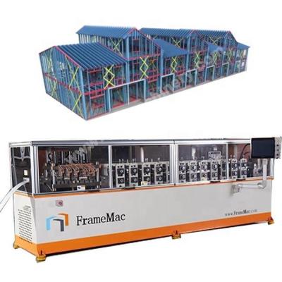 China Building Material Stores Framemac C U Profile Galvanized Steel Profile Keel Roll Forming Machine Lgs Track Forming Machine for sale