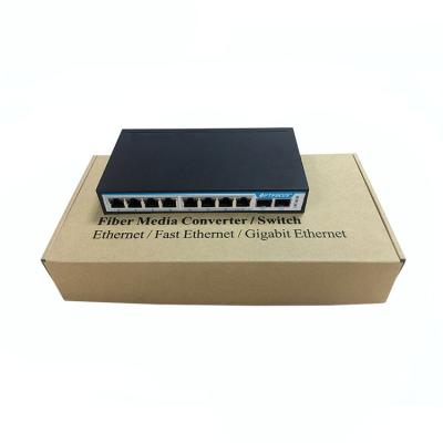 China FIBER OPTIC NETWORK 8 Gigabit 2 Port + 100Base-FX (SFP) Managed 8 Port Fiber Switch for sale