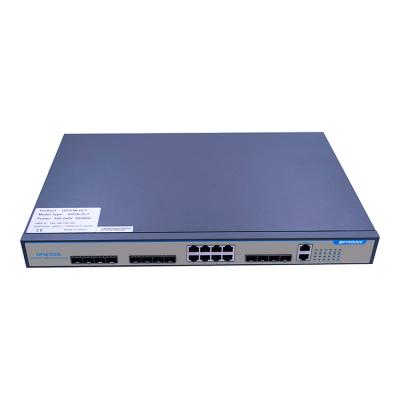 China FTTH FTTB FTTX GPON OLT Network Optical Network Design with 8 GE and 10G uplinks, 8 ports GPON OLT ports for downlink for sale