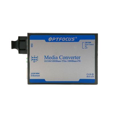 China FTTx Low Price Optical Media Converter 10g SFP Sc Interface D Link Media Converter Gigabit Media for sale