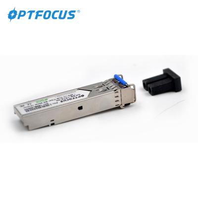 China FTTX 1.25G SFP Module Single Fiber Single Mode Tx1310nm Rx1550nm 20km With DDM for sale