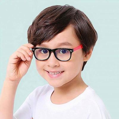 China Anti Ray Optical Glasses blue 2021 new fashion child anti glass kids boy girls computer glass square blue light blocking glasses for kids for sale