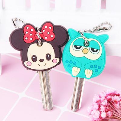 China Wholesale Cheap Cute Silicone Keychain Key Chain Cartoon Protective Case Cover For Key for sale