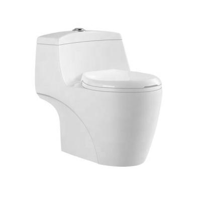 China Hot Selling Double-flow Chaozhou Supplier Bathroom Ceramic One-piece Washdown Toilet for sale