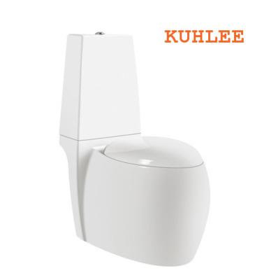 China Double-Flow KL-1017B Toilet European Standard Types Two Piece WC Toilet Size for sale