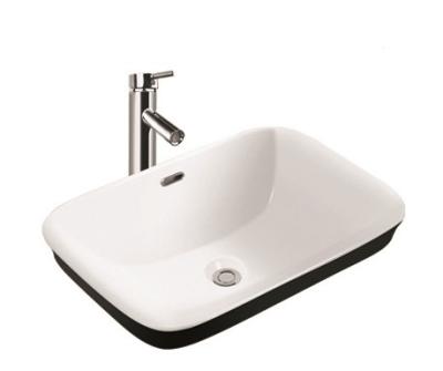 China Modern KL-9103P-7 basins/ceramic counter basin WC basin/round table public top wash room wash art basin for sale