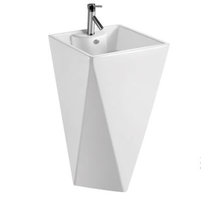 China Shampoo sinks Chaozhou supplier cheaper pedestal washbasin prices materinal bathroom washbasin diamond ceramic basin for sale