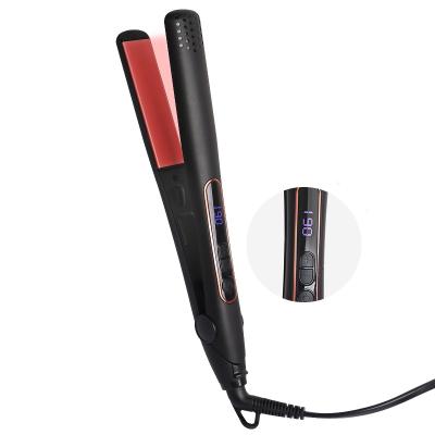 China Factory Wholesale Professional Infrared Infrared Hair Monitor Flat Iron Hair Straightener 3d Flat Iron Hair Straightener Ceramic Panel for sale