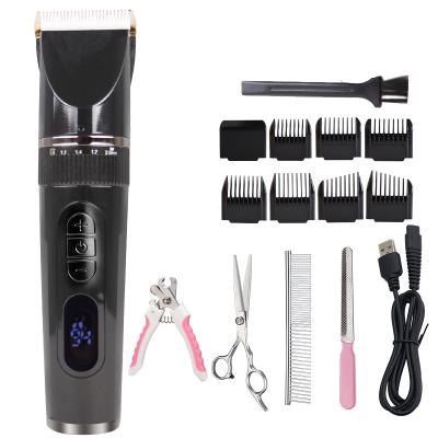 China Wholesale Professional Rechargeable Car Pet Clipper Remover Low Noise Cordless Beauty Cat and Electric Dog Clipper Trimmer for sale