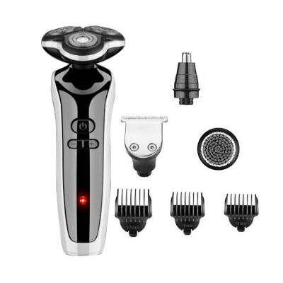 China OEM Triple Blade Electric Shaver 4 in 1 Blade Head Machine Razor Beard Trimmer Triple Floating Wet-Dry Dual Use Waterproof Face Care for Men for sale