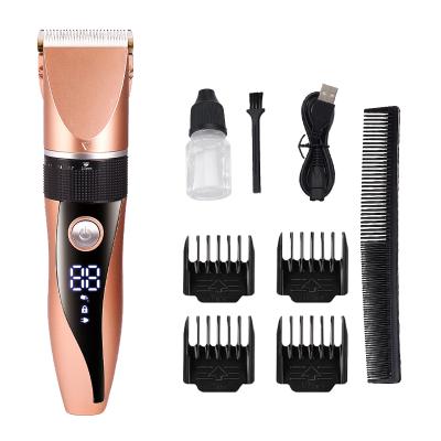 China New Car Rechargeable Professional Electric Hair Trimmer Men's Professional Hair Trimmer Electric Hair Clipper for sale