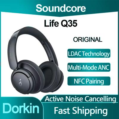 China Original Soundcore Wireless Earphone Active Wireless Noise Canceling Earphone Active Wireless Earphone Q35 Life ANC ANC Long Playtime LDAC Rent Earphone for sale