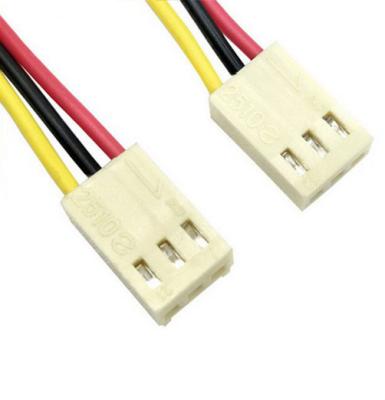 China Battery Or Other Electronic Products Molex 2510 2Pin 2.54mm Pitch Plug Assembled Cable With Crimp Connectors Wire Harness for sale