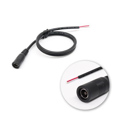 China Electronic Terminal Head Camera 2 Wire Water Proof DC Power Female Cables Wire Harness Pigtails for CCTV Security Camera for sale