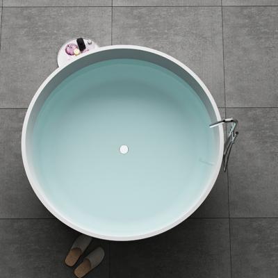 China Modern Freestanding Artificial Stone Bath Tubs Bathroom Quality Large Art Bathtub for sale