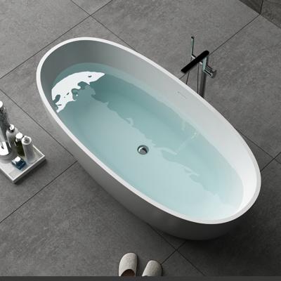 China Modern Hot Sale Solid Outdoor Bathtub , Resin Stone Freestanding Tub for sale