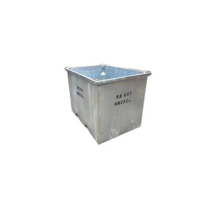 China Food Refrigeration Bucket Hot Dip Warehouse Customized Galvanized Iron Bucket For Warehouse Cold Storage for sale