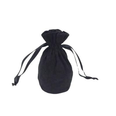 China Chinese Security Manufacturer Small Suede Keychain Bottle Shaped Pouch For Cosmetics for sale