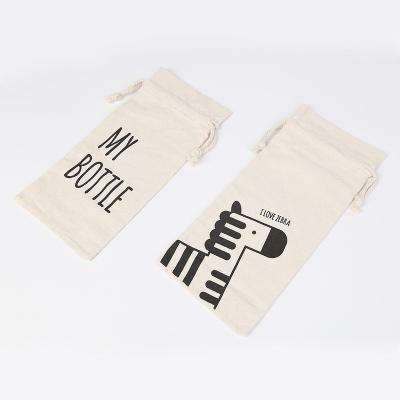 China Professional Supplier Recyclable Recycled Reusable Custom Logo Gift Mesh Organic Cotton Pouch Bag for sale