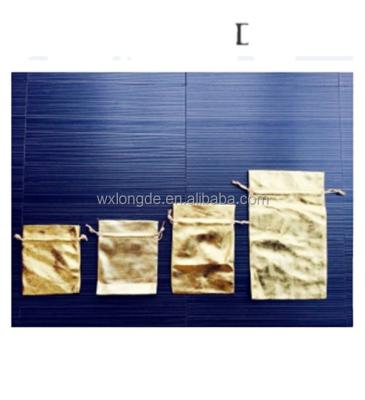 China Wholesale New Design Safety Environmental Friendly Metallic Laminated Pouch For Gift for sale