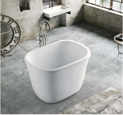 China Small Freestanding Bath Baby Home Bathing Tub Adult Acrylic Soaking Freestanding Water Bathtub for sale