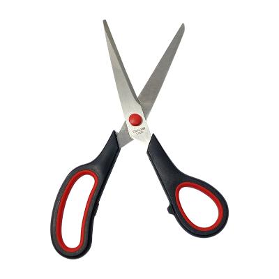 China Household Plastic Wholesale Scissors Professional Low Price Stainless Steel Ultra Sharp Cloth Scissors for sale