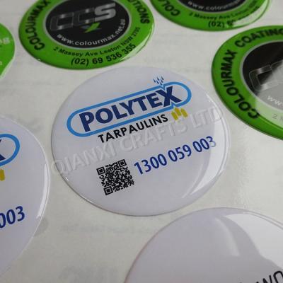 China Domed doming sticker waterproof custom 3d epoxy label clear resin pu resin logo decal for sale