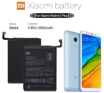 중국 Xiaomi Redmi 5 4000mAh BN44 휴대전화 보충 건전지 판매용