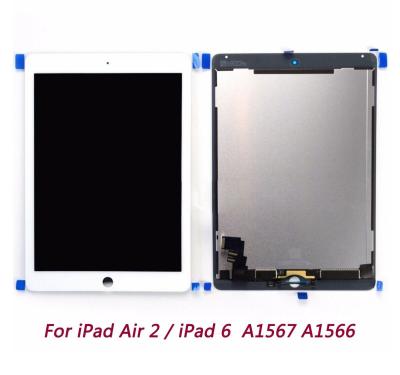 Κίνα Αέρας 2 Ipad 6 IPad Digitizer οθόνης ταμπλετών LCD A1567 A1566 συνέλευση προς πώληση