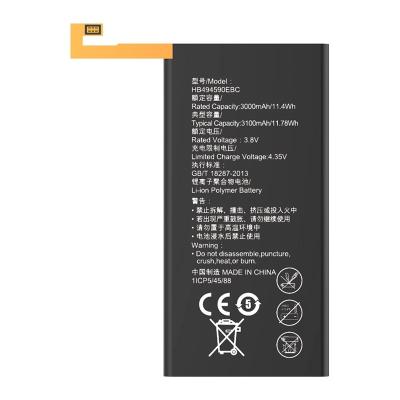 중국 3.8V 4.35V 3000mah 명예 7 휴대전화 보충 건전지 판매용