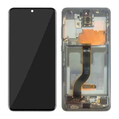 China Painel LCD do telefone celular de 6,4 polegadas para o Samsung Galaxy S20 mais o conjunto do digitador do tela táctil da exposição à venda