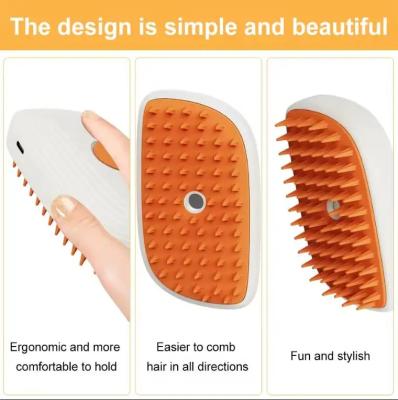 China Pet Spray Comb Electric Cat And Dog Comb One-click Spray Anti-flying Hair To Remove Floating Comb Pet Supplies for sale