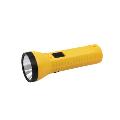 China High Quality Bright Solar Rechargeable LED Torch Light Multi Functional USB LED Emergency Flashlight Solar Torch for sale