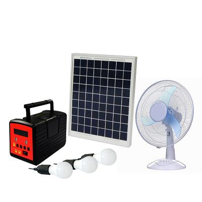 China 20 Watt Purchasing Home Energy Storage System Solar Power System Portable Home With Built In FM Radio To Run DC TV And DC Fan for sale