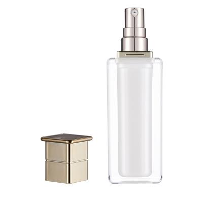 China Bestselling Eco-friendly Luxury Cosmetic Packaging Airless Spray Lotion Pump Bottle With Acrylic for sale