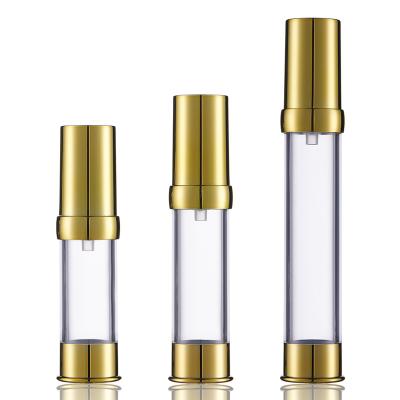 China Cosmetic 15ml, 20ml, 30ml Cosmetic Airless Bottle Used Cosmetics Packaging Skin Care Packaging for sale